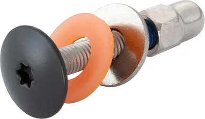 Produktbild von 10, M5 x 30mm (ANTHRAZIT RAL 7016) Balkonschrauben, Balkonschraube, Edelstahl Schraube, Edelstahl Schrauben, Balkonzierschrauben, Lackierte Schrauben, Schrauben, Schraube