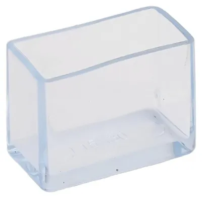 Obrázok produktu pre Priehľadné PVC krytky na nožičky stoličiek, obdĺžnikové kryty na nožičky nábytku