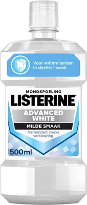 Produktbild von Listerine Advanced White Mild Mouthwash 500ml