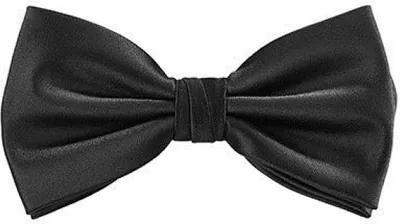 Produktbild von Satin Bow Tie - Farbe: Black - Größe: One Size