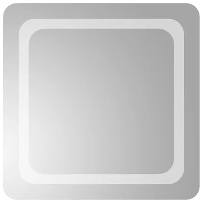 Obrázok produktu pre vidaXL LED zrkadlo do kúpeľne, priehľadné, 50 x 50 cm, tvrdené sklo