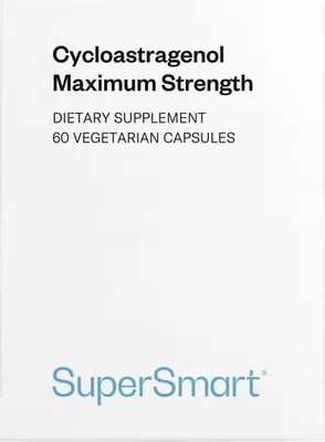 Produktbild von SuperSmart CycloAstragenol Maximum Strength 98% Dietary Supplement - 60 Vegi-Kaps