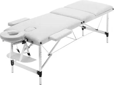 Zdjęcie produktu dla Ławka do masażu Bolt Edge – aluminium – regulowana i składana – nośność 250 kg – profesjonalna ławka do terapii i wellness