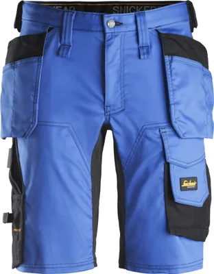 Produktbild von Snickers AllroundWork Stretch Arbeitsshorts m. Holstertaschen Blau-Schwarz-44