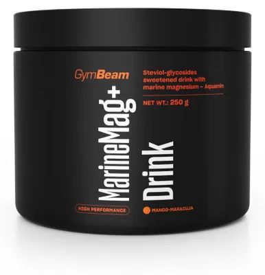 Productafbeelding van GymBeam - Marine Mag+ Drink, 250 g, Mango-maracuja smaak