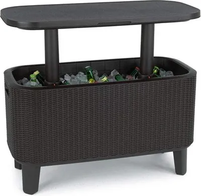 Produktbild von Famanu Cocktailtisch 3 in 1 - Bar mit Kühlfunktion