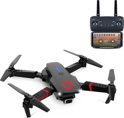 Image de Drone noir avec 2 batteries, effets lumineux, vidéo, à partir de 8 ans