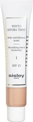 A tube of Sisley Phyto-Hydra Teint tinted moisturizer.