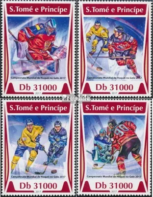 Produktbild von Briefmarken Sao Tome e Principe 2017 Mi 7289-7292 (kompl. Ausgabe) postfrisch Eishockey