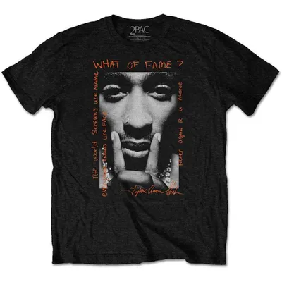 Produktbild von 2Pac What Of Fame? Black XL T-Shirt
