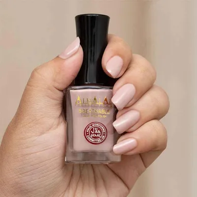 Produktbild von AL-177 AREESHA Halal Atmungsaktiver Nagellack Rosa | Wasserdurchlässig, Wudu-geeignet, vegan & alkoholfrei
