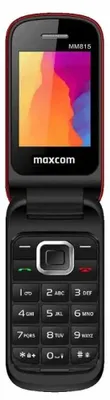 Zdjęcie produktu dla MaxCom Comfort MM815L 2G, Telefon z klapką, Dual SIM, 6,1 cm (2.4"), 0,3 MP, 1000 mAh, Czerwony