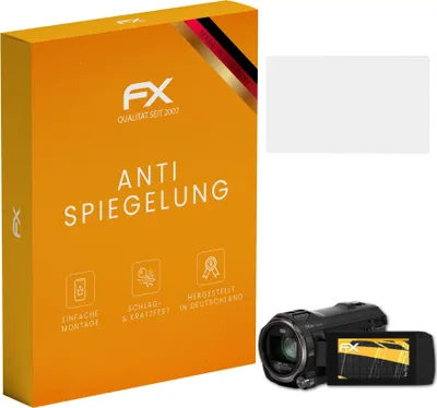 Produktbild von atFoliX 4050512348325, Transparent, Panasonic, HC-V777, Anti-Glare Bildschirmschutz, Kratzresistent, Matt