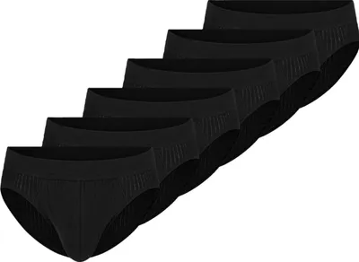 Produktbild von Schiesser 6er Pack Baumwolle Essentials Authentic Rio Slip / Unterhose Flexibel und formstabil, Mit stilvollem Nadelzug, In perfekt sitzender, elastischer Single-Jersey-Qualität
