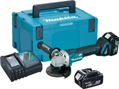 Produktbild von Makita DGA506RTJ, 8500 RPM, 12,5 cm, Akku, 5 Ah, 2,5 kg