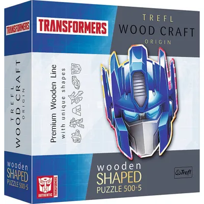 Immagine prodotto di TREFL Wood Craft Origin Puzzle Transformers: Optimus Prime 505 pezzi