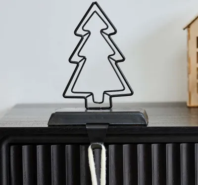 Produktbild von Schwarze Tannenbaum Sockenhalter