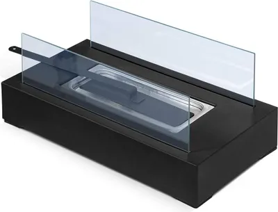 Obrázek produktu pro JAGO Stolní krb nerezový, černý, 350 x 182 x 146 mm