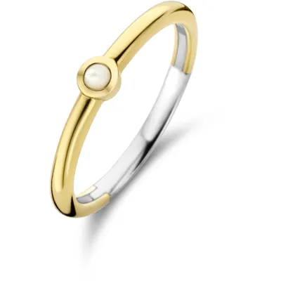 Produktbild von 12253MW Ring mit Perlmutt bicolor vergoldet 12253MW Ti Sento Milano