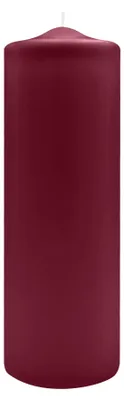 Produktbild von Spitzkopf Stumpen Kerzen Bordeaux 30 x Ø 9 cm, 6 Stück