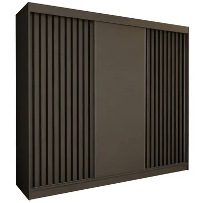 Produktbild von AX LIVING Cabinio Kleiderschrank Grau Schwarz Modern 240 cm Breite