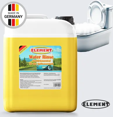 Produktbild von Sanitärflüssigkeit für Spültank | 5 Liter | Water Rinse | Sanitärkonzentrat | Campingtoilette Frischwasser-Zusatz | Spülwasserzusatz