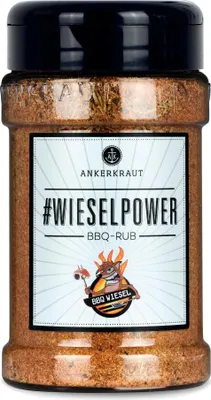 Produktbild von #Wieselpower by BBQ Wiesel, 210g im Streuer