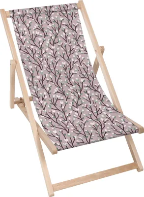 Immagine prodotto di Lettino Dreamroots pieghevole in legno, legno di faggio fino a 130 kg, lettino pieghevole con regolazione dell'inclinazione dello schienale in 3 fasi, Branches