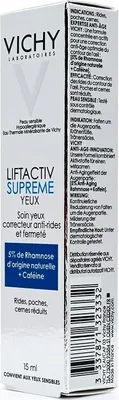 Image de Crème anti-âge pour le contour des yeux Vichy LiftActiv anti-rides (15 ml)