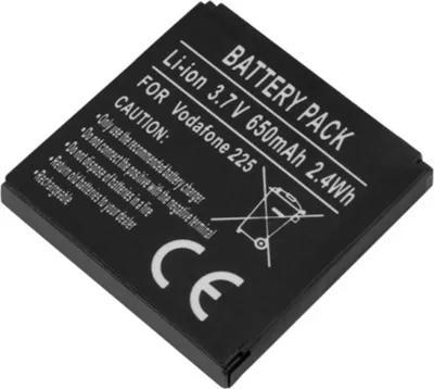 Obrázek produktu pro Avizar, Li-Ion baterie 3,7 V 650 mAh pro Vodafone 125/225/246 - univerzální, černá