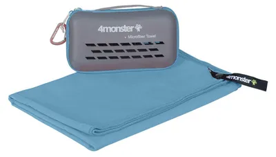 Produktbild von Mikrofaser Handtuch Schnelltrocknend Saugfähig Ultraleicht 50x100cm Himmelblau
