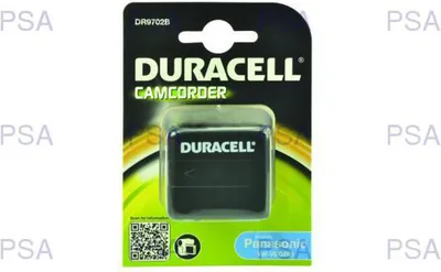 Produktbild von Duracell Camcorder Battery 7.4v 2500mAh 18.5Wh, 2500 mAh, 18,5 Wh, Lithium-Ion (Li-Ion), 7,4 V, Schwarz, 1 Stück(e)