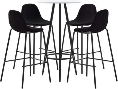 Obrázek produktu pro 5dílný barový set textil černý
