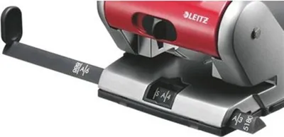 Image de Leitz Butée 51720000 pour perforateur 5180 (Accessoire uniquement, perforateur non inclus) - DIN A3, Argenté