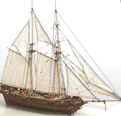 Produktbild von Houten Zeilboot Schaalmodel Kit - Kinderen und Erwachsene - Dekorative Zeilboten - Holzmodell