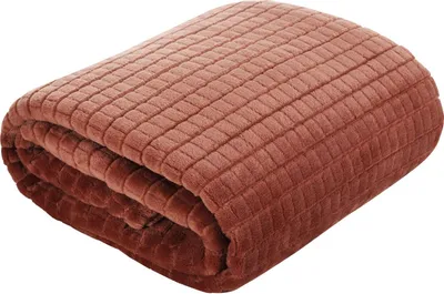 Obrázok produktu pre DESIGN 91, Jednofarebná deka - Cindy 2 tehlová, š. 200 cm x d. 220 cm