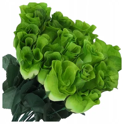 Produktbild von Czakos Künstliche Rosen Dekorativer Strauß für Arrangements Grün