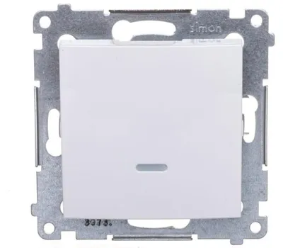 Obrázok produktu pre Kontakt-Simon DW1AL.01/11, Plast, Biela, IP20, IP44, 250 V, 16 A, 75 mm