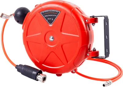 Produktbild von Gartenschlauchaufroller 10m Ø8mm automatische Schlauchtrommel Wand-Schlauchbox, Selbstverriegelungsfunktion, Autowaschanlage, Gartenbewässerung
