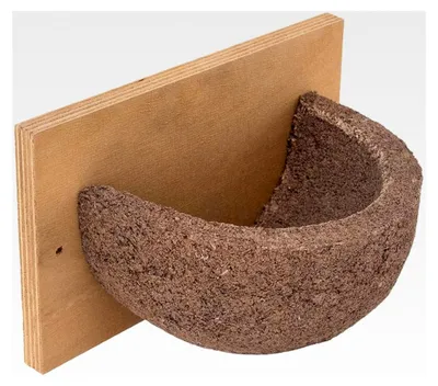 Produktbild von Kunstnistkasten für Rauchschwalben - Holzbeton und Holz