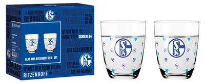 Image de Ensemble de 2 verres pour enfants Ritzenhoff Schalke, design de Theresa Kuhlmann