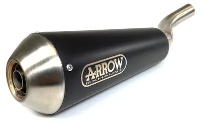 Image de ARROW Échappement DARK PRO-RACE pour Brixton Saxby 250 / Cromwell 250 2020-, acier inoxydable noir
