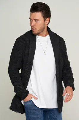 Produktbild von CARISMA Herren Strickjacke CRHORTEN langer warmer Cardigan