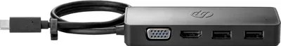 Obrázok produktu pre HP Cestovný rozbočovač USB-C Travel Hub G2, Kábel, USB 3.2 Gen 1 (3.1 Gen 1) Type-C, Čierna, Čína, 107 mm, 41 mm