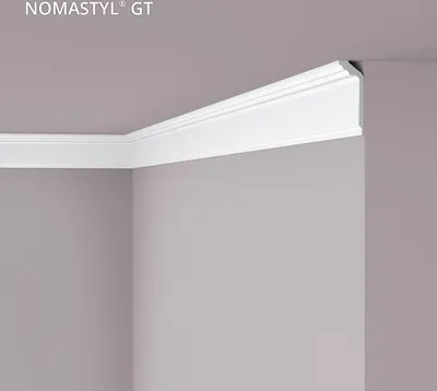Produktbild von Eckleiste NMC GT NOMASTYL Noel Marquet Zierleiste Stuckleiste Modernes Design weiß 2 m