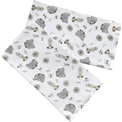 Produktbild von 70x70 cm Zoo Creme Stoffwindel (5er Pack)