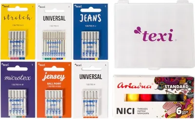 Obrázek produktu pro Sada pro šití jehely, nitě a box na cívky