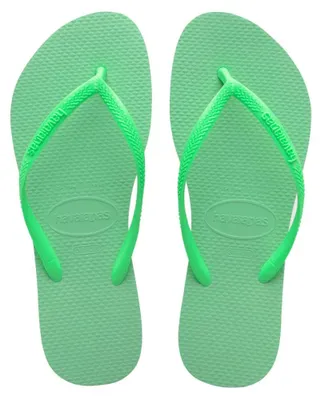 Productafbeelding van Havaianas Slim Dames Slippers, Groen, Garden, maat 33 EU