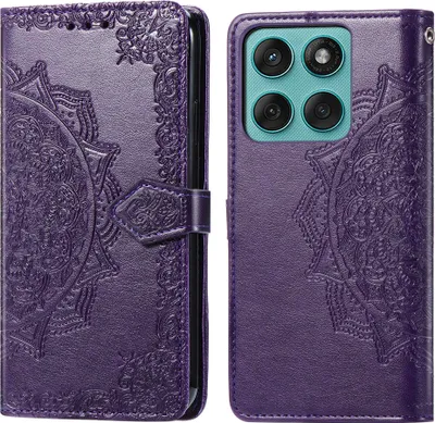 Obrázek produktu pro imoshion Mandala skládací pouzdro Motorola Moto G57 Power - fialové