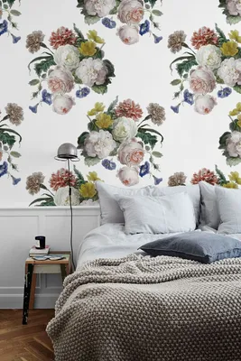 Produktbild von Coloray Fototapete 152x104 cm Vlies-Fototapete - Foggy Flower Meadow Blumen